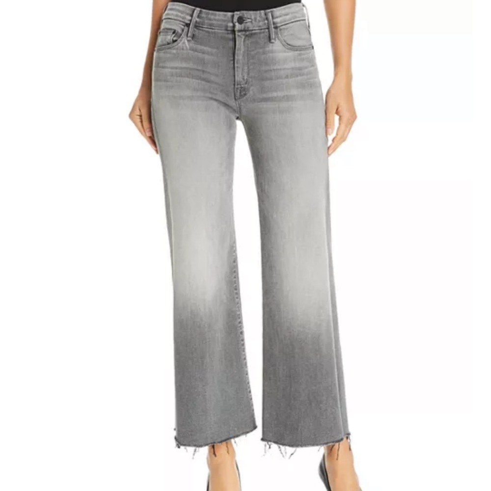 MOTHER denim the roller ankle fray